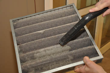 this is an image of air duct cleaning